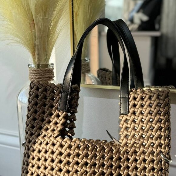 Braided Elegance Mini-Shopper - Picture 3 of 8